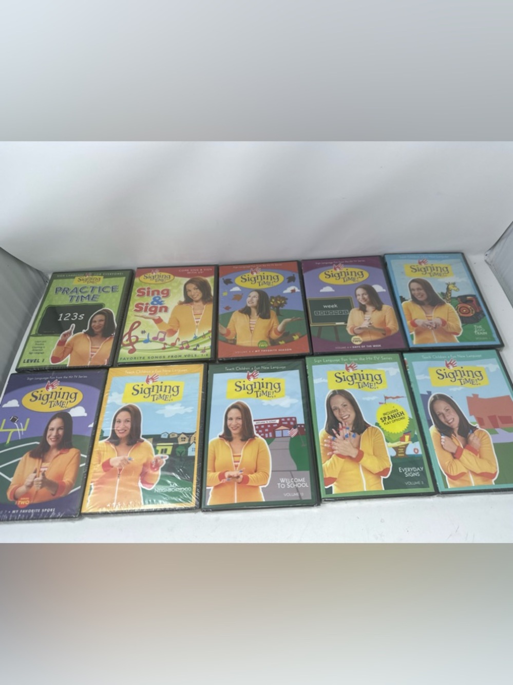 Signing Time! DVD Collection -lot of 10 brand new